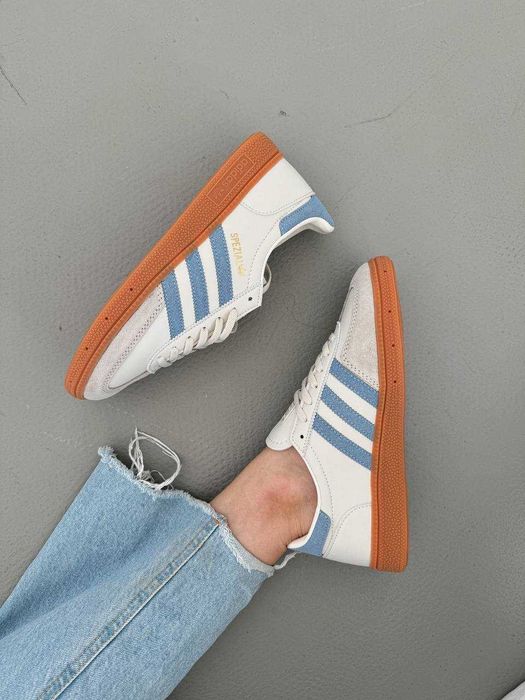 !SALE! Жіночі Adidas Handball Spezial Beige Blue 36 37 38 39 40 41