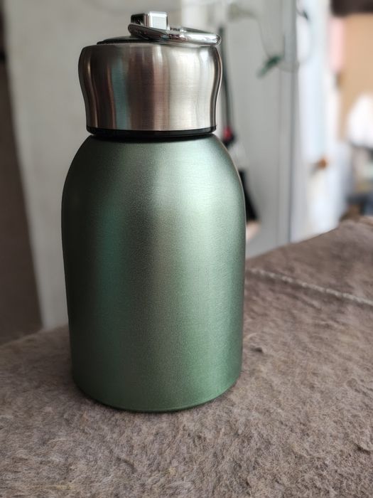 Портативний туристичний міні термос термочашка для гарячих напоїв