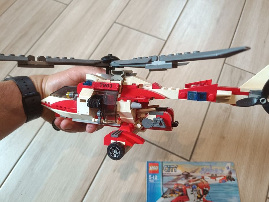 LEGO city helikopter pogotowia/karetka/Unikat/2006/7903/City