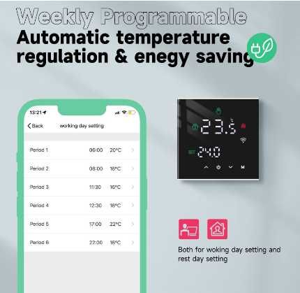 Терморегулятор Beok  SMART Wi-Fi