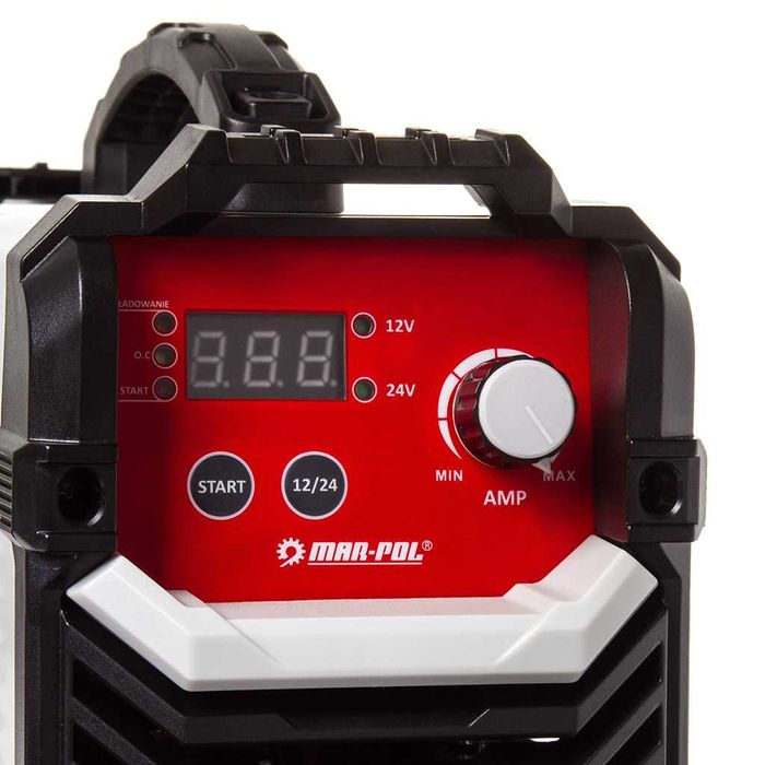 Prostownik Inwertorowy Samochodowy z Rozruchem 600A MAR-POL 12V / 24V