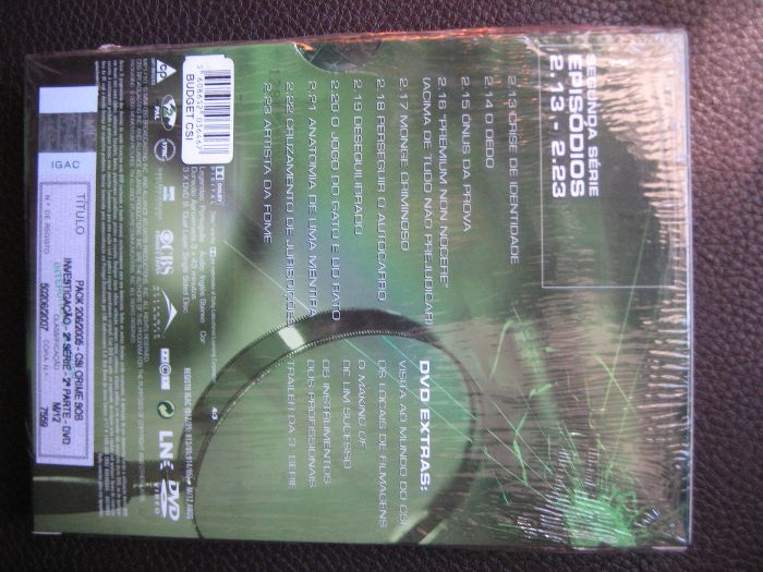 Séries DVD CSI Completas a 4€