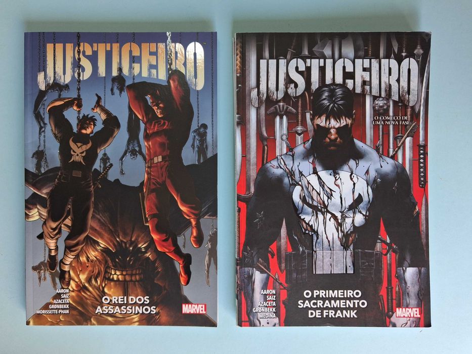 JUSTICEIRO (4ª Série) - Panini Editora Nº 1 a 4 completa , em português.