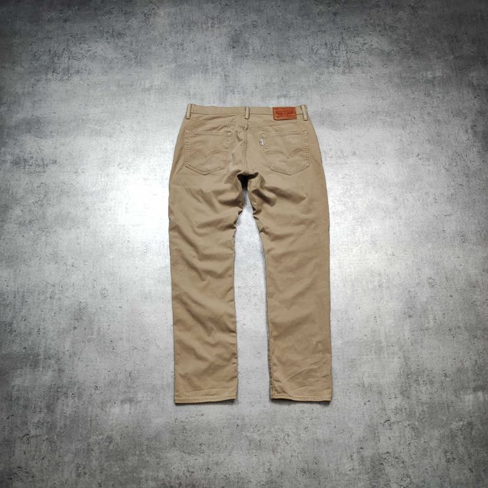 MĘSKIE Spodnie Levis Classic Levis 511 Beżowe Chino Eleganckie Casual