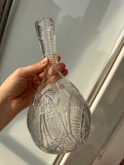 Графін декантер кришталевий хрустальный