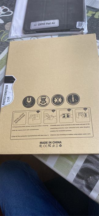 OPPO PAD AIR Pelicula de vidro mais capa protetora magnetica para