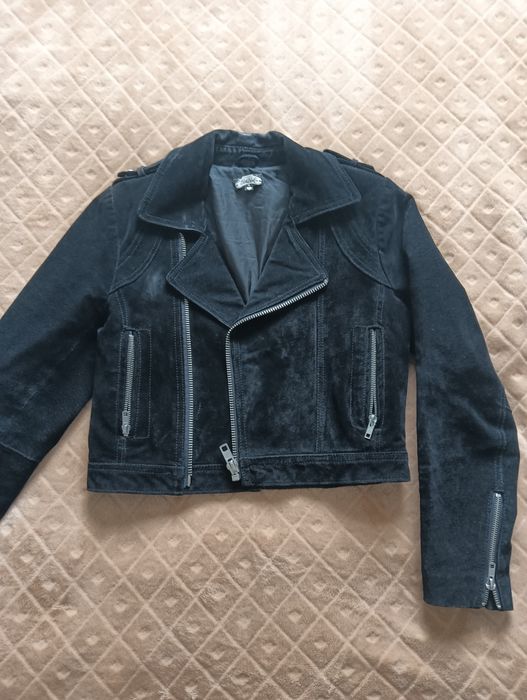 Kurtka ramoneska BikBok zamszowa S plus gratis