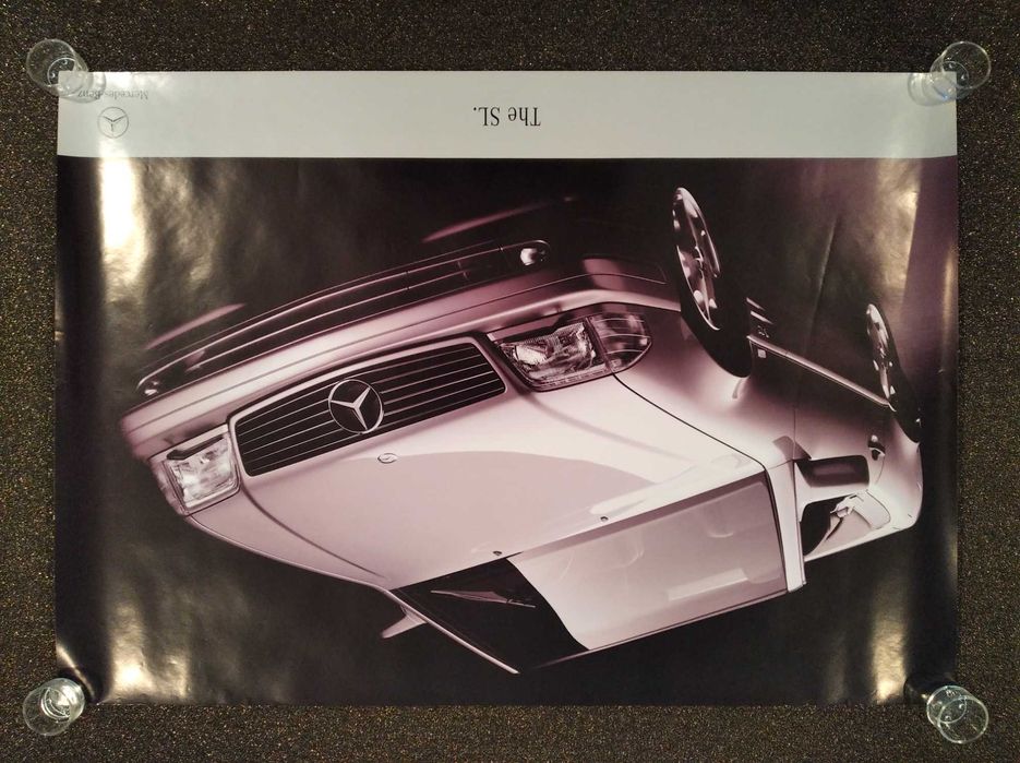 Poster Mercedes SL (original)