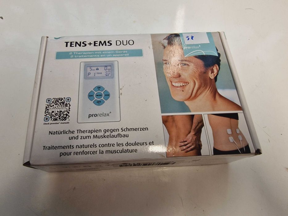 Elektrostymulator mięśni i nerwów Prorelax TENS+EMS Duo