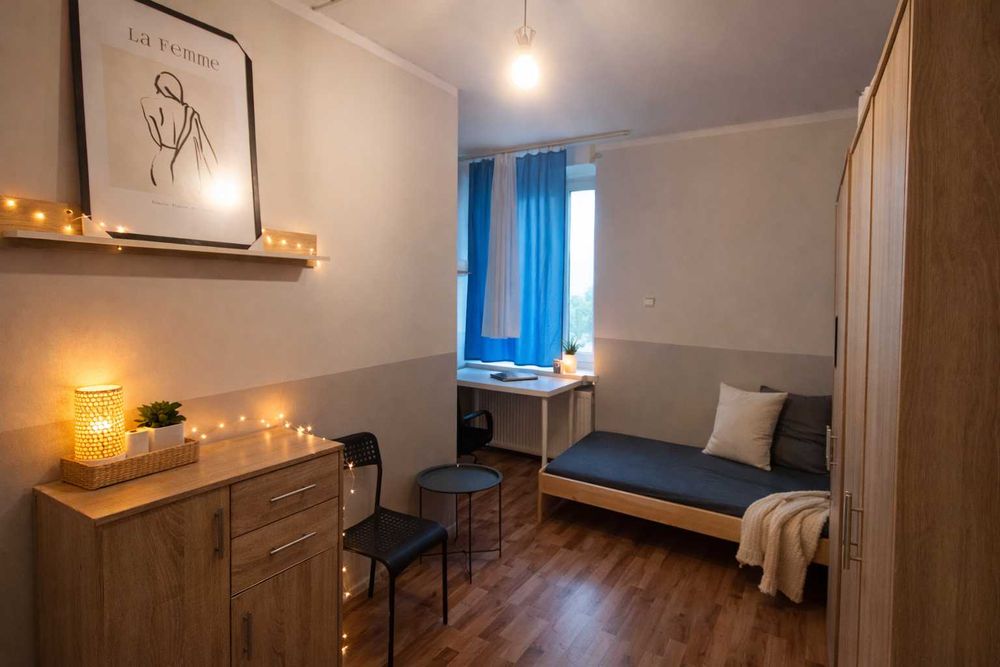 Pokój w samym centrum Katowic | Moniuszki 14b | 1 lub 2 - osobowy | wolny od zaraz