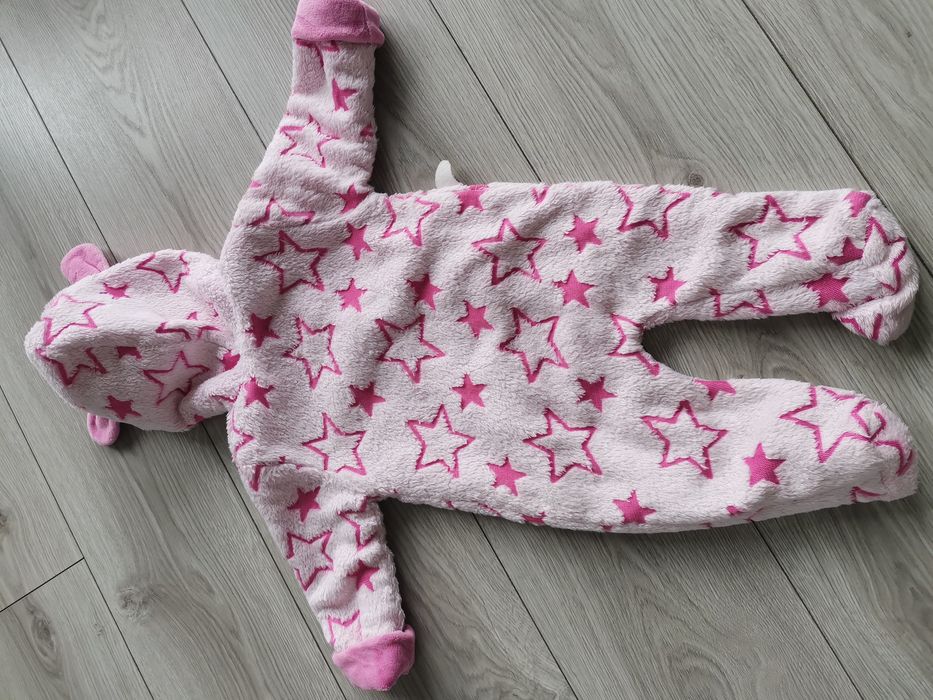 Kombinezon polarowy 56/62 pajac dla dziewczynki