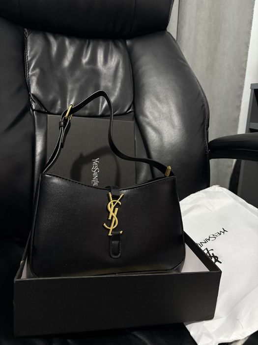 Сумка ів сен лоран ysl сумочка чорна