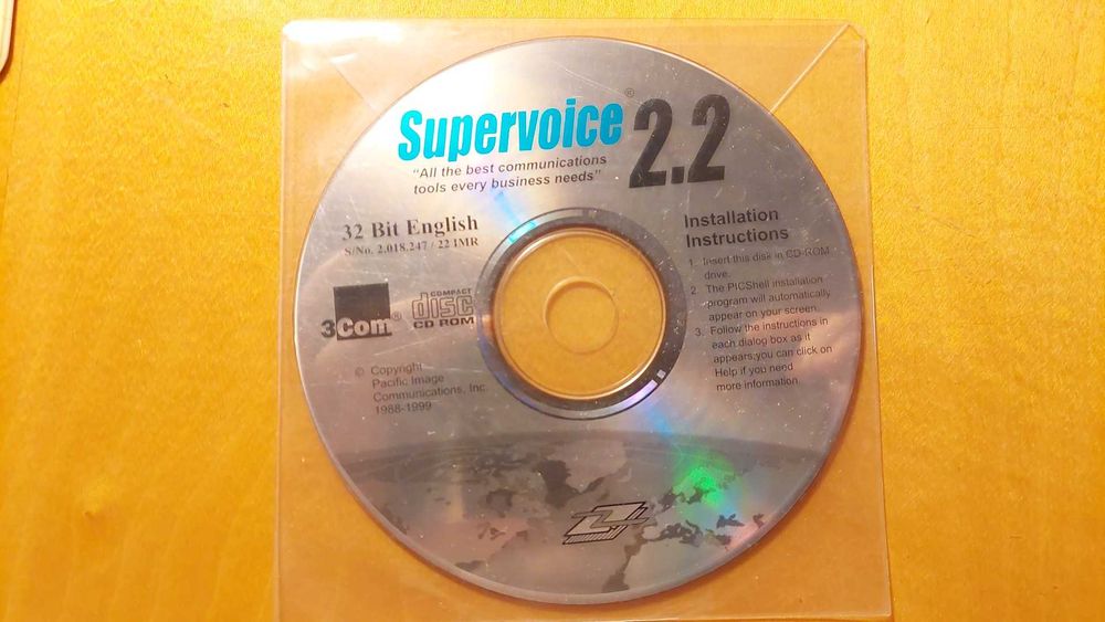 Oprogramowanie 3Com Supervoice 2.2 do modemu