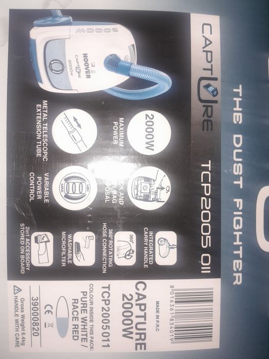 Aspirador HOOVER CAPTUR novo 15€