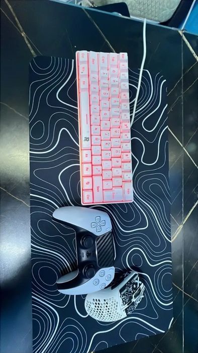 Коврик для мыши 90×40 см черный