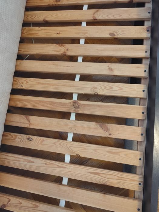 Łóżko 160x200 materac silver stelaz solidny z deseczek