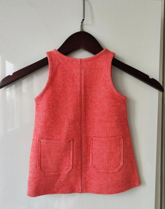 Arket бавовняна сукня сарафан із джерсі на кнопках 2-6 М/62-68 см