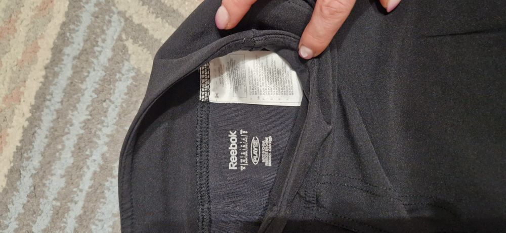 Legginsy treningowe reebok, s, 3/4