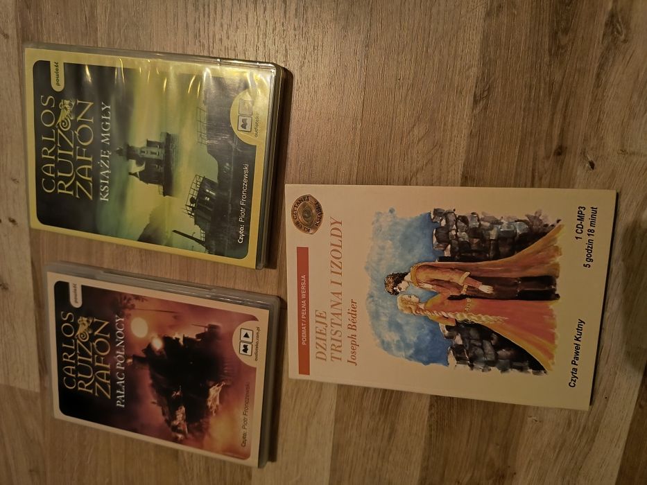 Audiobooki 3 sztuki