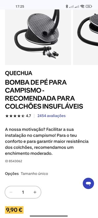 Colchão insuflável 140