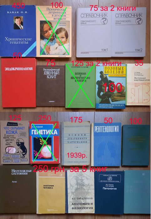 Комплект медицинской литературы
