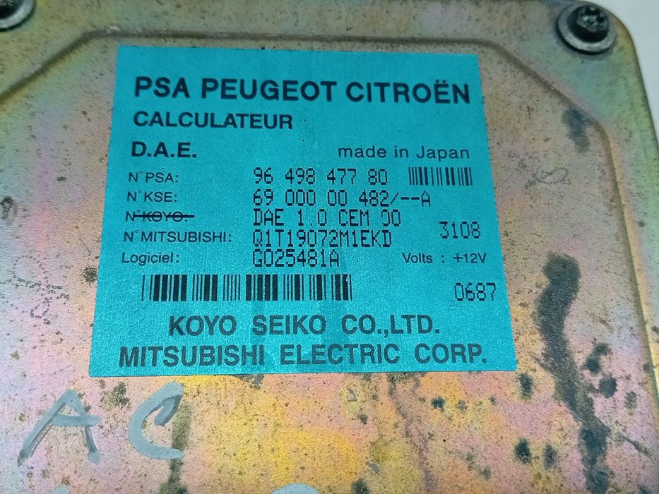 Módulo da coluna de direção CITROËN C3 I (FC_)