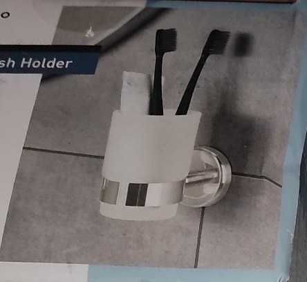 Аксесуари для ванної кімнати Livarno Home, скляна чашка для зубних