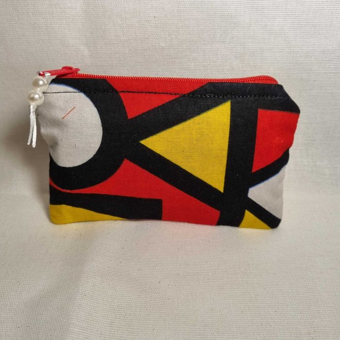 Porta Moedas Necessaire Fitas Tecido Africano Novos Entrego Alfragide