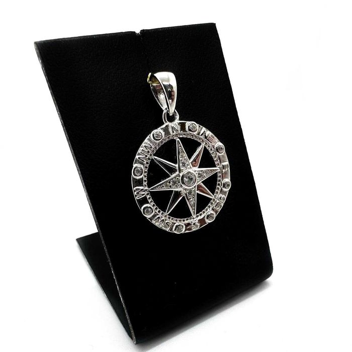 *Nowa* Srebrna Rodowana Zawieszka Próby 925 - 2,59g