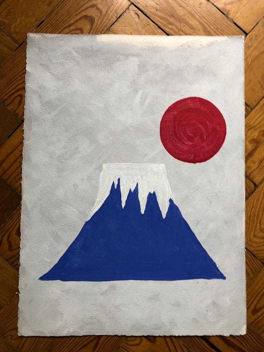 Quadro Pintura - Mont Fuji