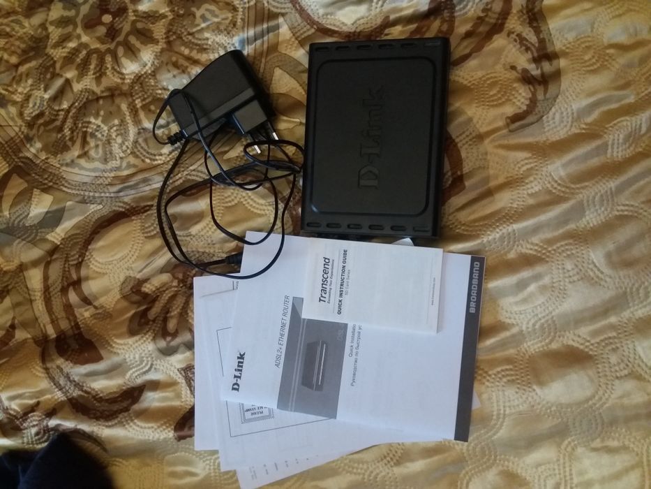Модем DSL-2500U в коробке