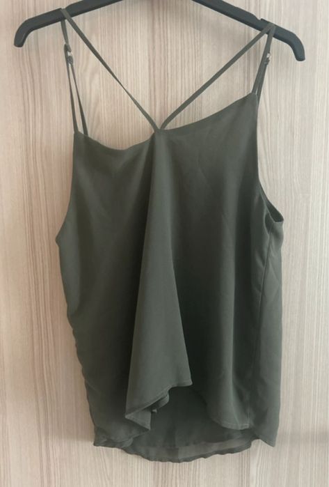 Khaki top ONLY na ramiączkach M
