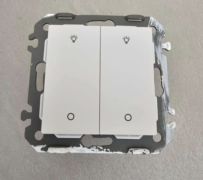 MOES Interruptor inteligente Dimmer de 2 canais - Série Star Ring - Zigbee