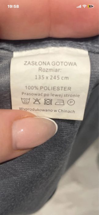 Zaslony 2 pary welur