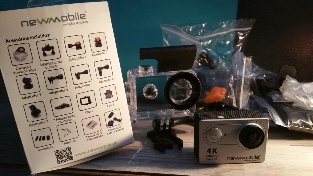 Camera 4K 12MP wi-fi para desporto