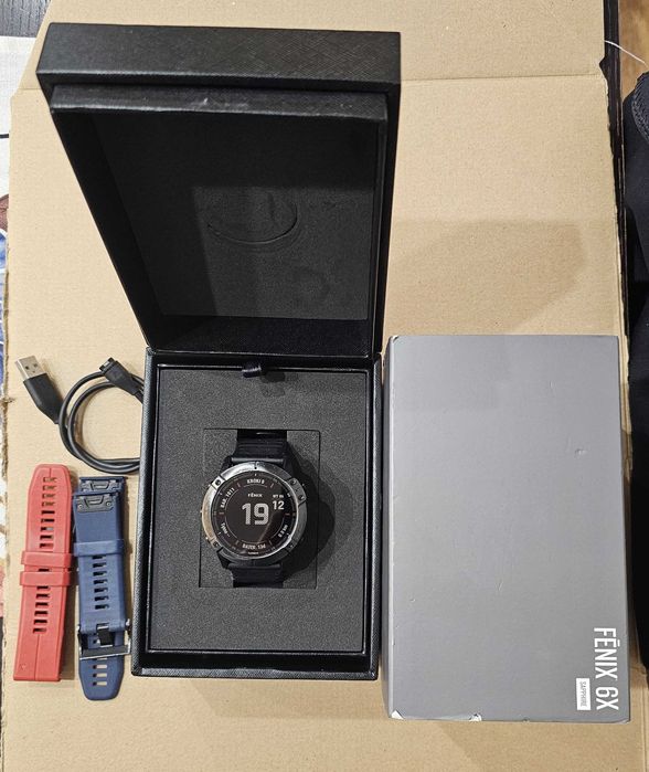 Garmin Fēnix 6X Pro Sapphire DLC – stan bardzo dobry