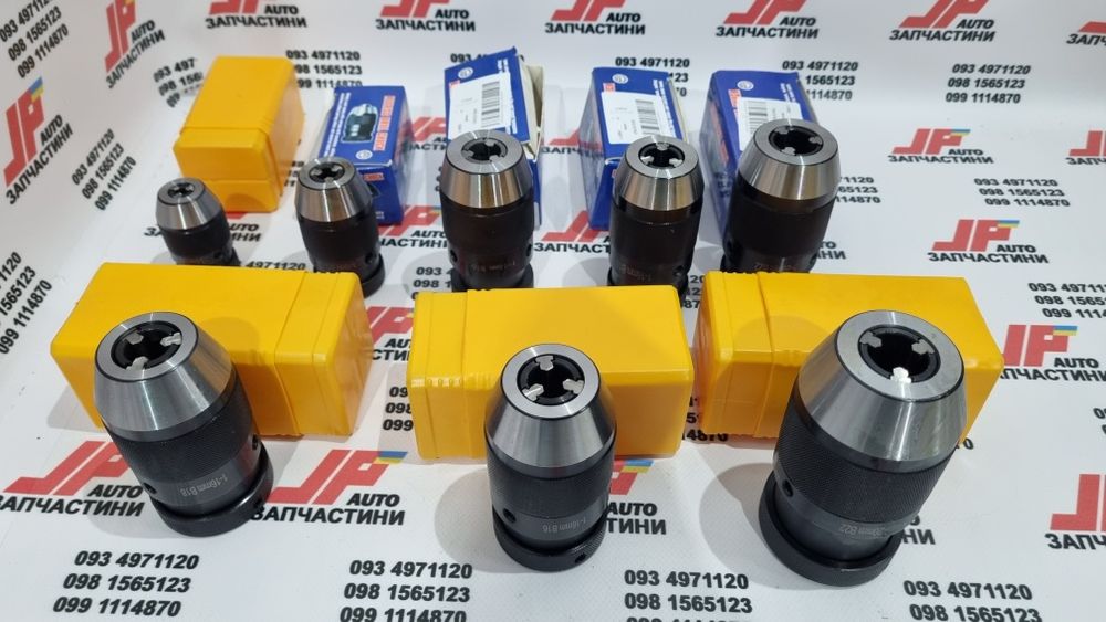 Патрон сверлильный самозажимной B18 (1-16) усиленный прецизионный