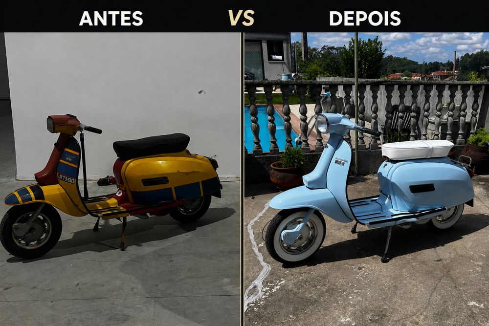 Lambretta 150dl restaurada 1970