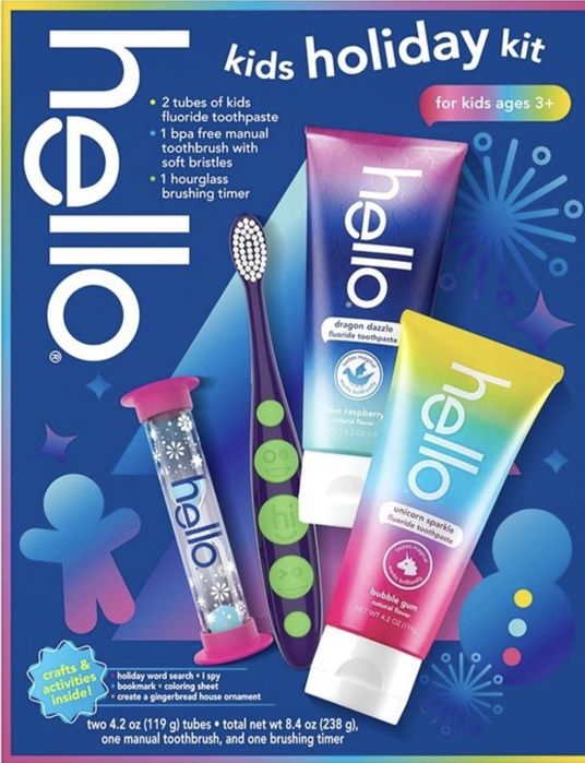 Дитяча і доросла зубна паста Crest Hello White щітка Oral Colgate