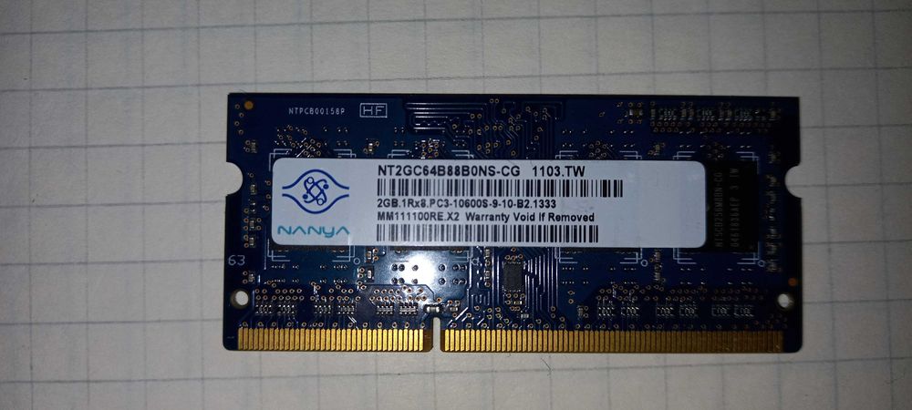 Оперативна пам'ять DDR3 2GB