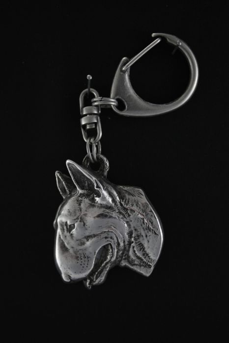 Bulterier brelok w pudełku Art-Dog
