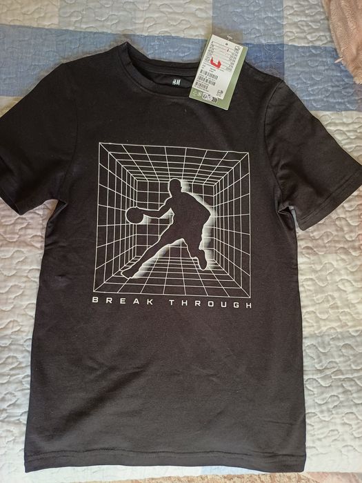 Бавовняна футболка H&M