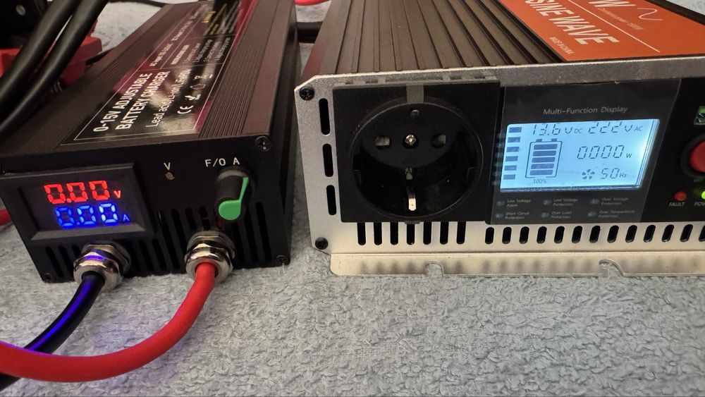 Зарядна станція 1,5кВт, 1344Вт/г зі швидкою зарядкою до 62А