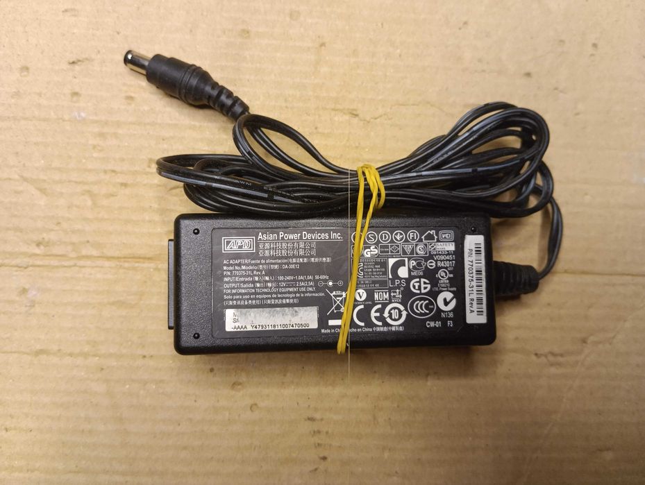 Блок живлення питания 12V 2.5A APD DA-30E12 (5.5×2.1mm)