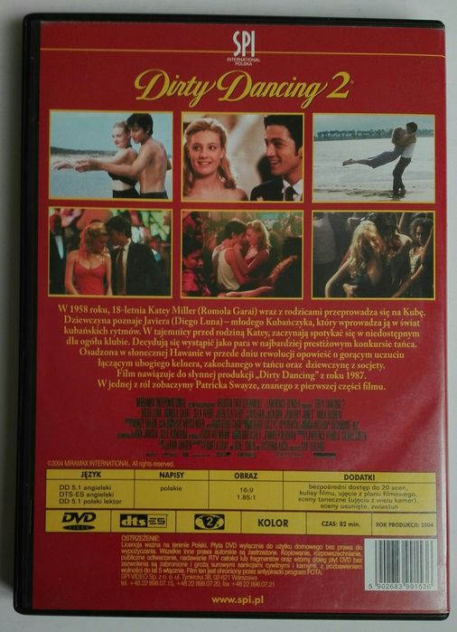 DVD Dirty Dancing 2