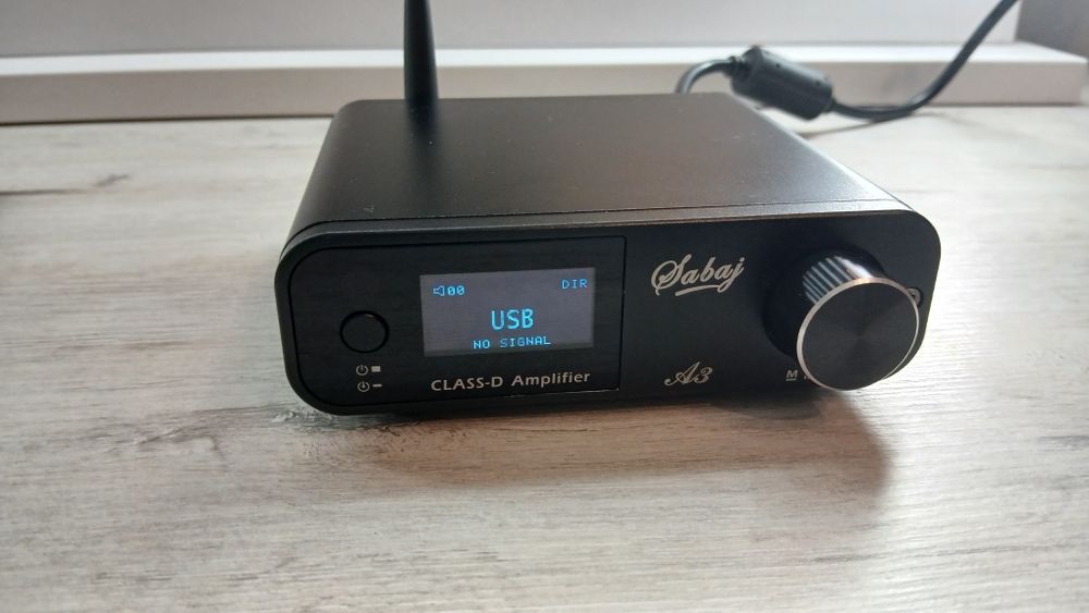 Wzmacniacz Sabaj A3 z Bluetooth aptX,  USB DAC