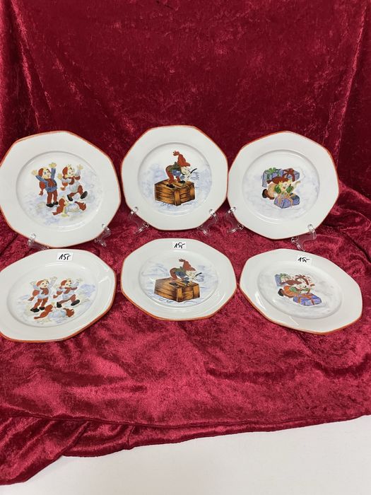 Porcelanowe talerzyki 6 szt