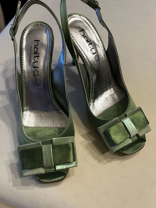 Sapatos verdes cerimónia - loja Haity