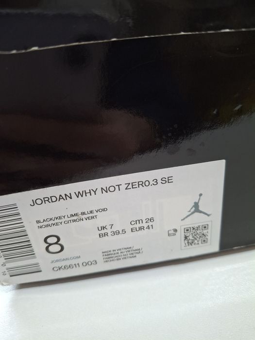 Sneakersy buty sportowe Nike Jordan Why Not Zer0.3 SE r.41