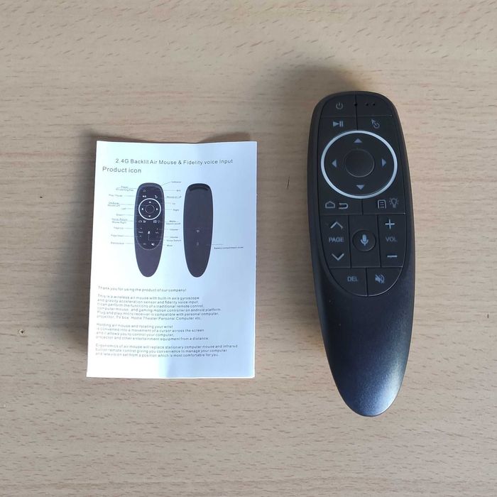 Rato Air Mouse G10S PRO Remote Control with Gyroscope for Android TV Box64740752398850121